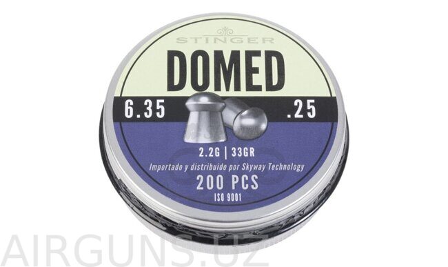 Пневматические пульки STINGER Dom 6,35 mm (.25) 2,2 gr  200